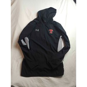 Texas Tech Under Armour HeatGear Hoodie Womens S Loose Black Athleisure Sporty